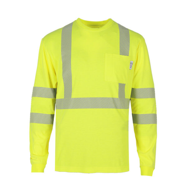 Hi Vis FR Long Sleeve T Shirts