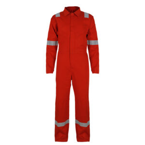 Fire Retardant Coverall With Reflective Tape For Work Coverall