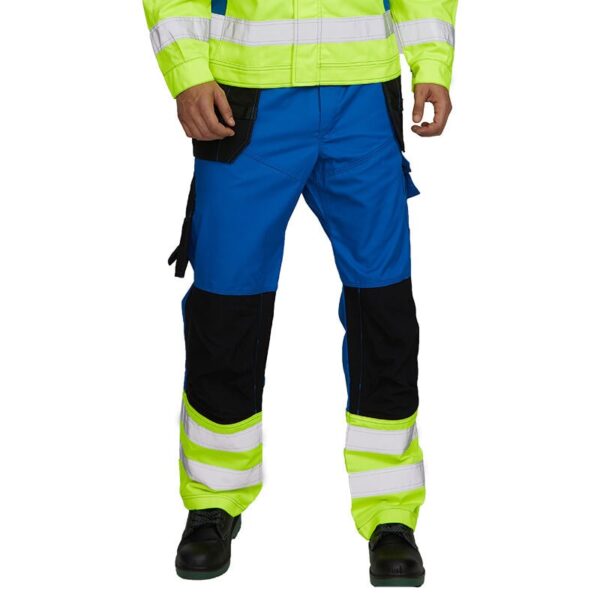 HI Vis Construction  workman Work Trousers - Image 3