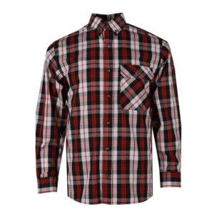 Men's Fire Resistant Plaid Work Shirt