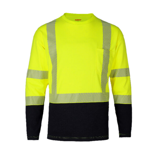 Hi Vis FR Long Sleeve T Shirts - Image 3