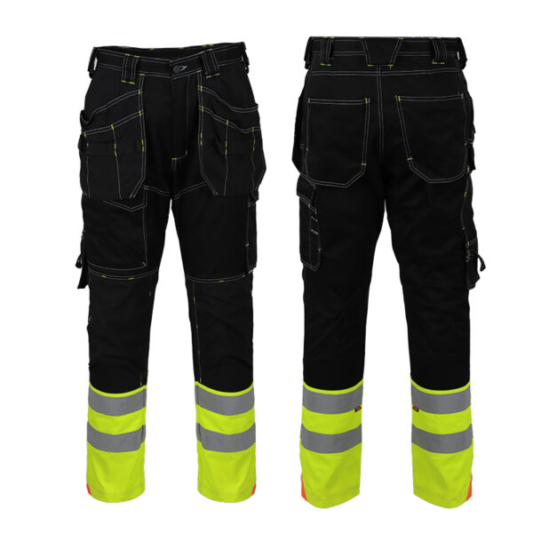 Construction Workwear Hi Vis Mens Work Pants - Image 3
