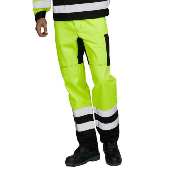 Hi Vis 85% polyester 15% cotton reflective work pants - Image 4