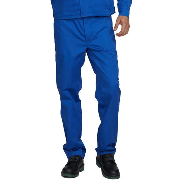 65% polyester35%  cotton Blue Work Pants - Image 4