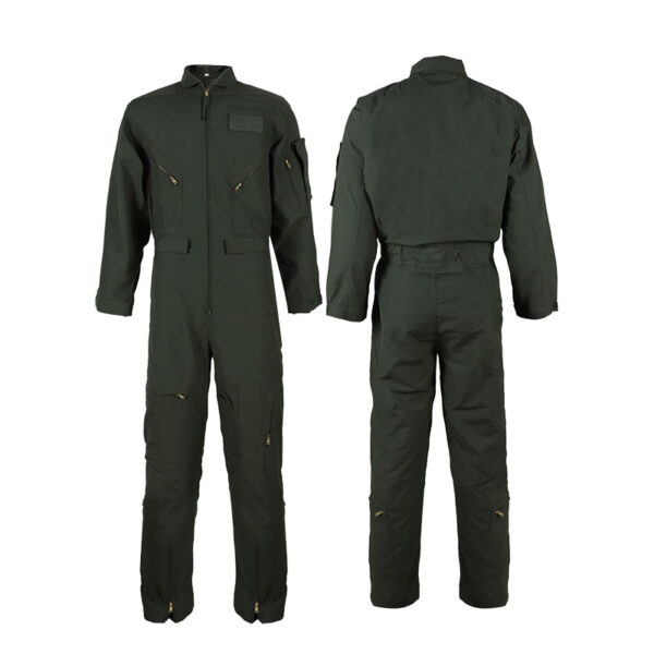 Aramid Inherent Industrial uniforms FR Pilot Work Coveralls - Image 3