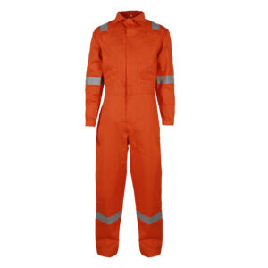 Customizable Work Coverall Orange Fireproof Workwear Coverall