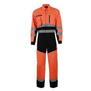 Functional Durable  Protective Hi Vis Workwear Coveralls