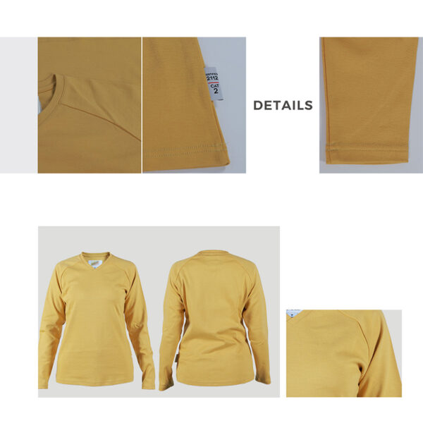 Women Fire Resistant V-neck Shirt - Image 3