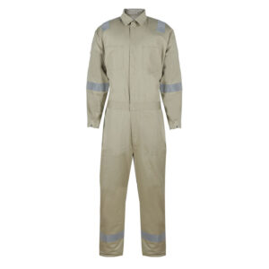 Lightweight Khaki FRC Fire Rated Flame Retardant Coveralls