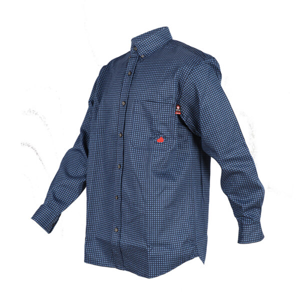 Long Sleeve Welding FR Plaid Shirt - Image 2
