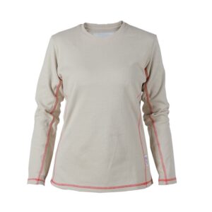 Women 100% Cotton Light Weight Long Sleeve FR Knitted Shirts